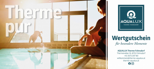 Thermengutschein € 10,--